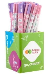 Ołówek trójkątny 2B Pearl flower (24 szt)