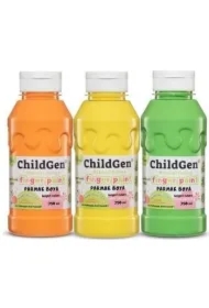 Farby do malowania palcami 3x350ml