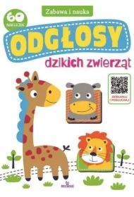 Odgłosy dzikich zwierząt - kolorowanka z kodem QR