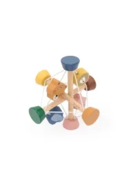 Piłka edukacyjna drewniana