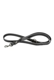 Smycz skórzana, 25 mm / 200 cm, czarna