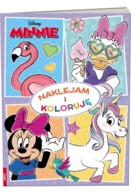 Minnie. Naklejam i koloruję NAK-9114