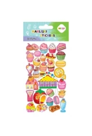 Naklejki 3D Puffy Sweets 10x20cm HAPPY COLOR