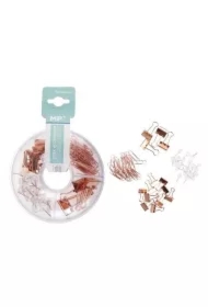 Zestaw biurowy spinacze, pinezki, klipsy