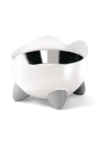 Pixi, wysoka miska, dla kota, biała, 13, 5 x 9, 9 x 13, 5 cm