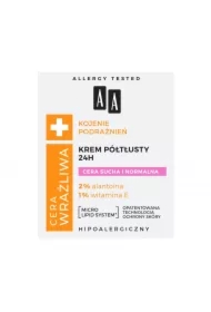 Cera Wrażliwa krem półtłusty do cery suchej i normalnej 24h - bezzapachowy