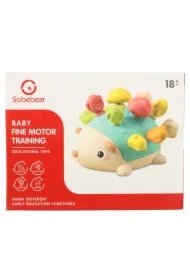 Jeżyk sensoryczny edukacyjny montessori wyjmowane kolce zielony