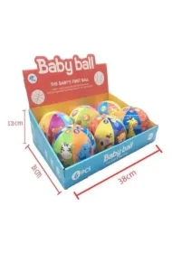 Piłka dla malucha z materiału 13cm MIX