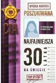 Karnet Urodziny 30 damskie poszukiwana