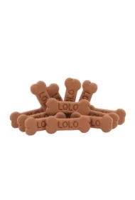 Ciastka dla psa kości L czekoladowe