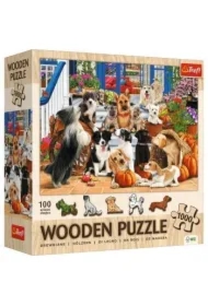 Puzzle drewniane 1000 el. Psia przyjaźń