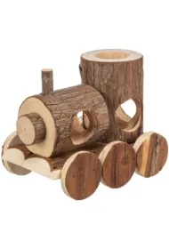 Pociąg Levin, domek, dla myszy, drewno, 17 x 14 x 12 cm