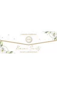 Karnet Komunia od ojca chrzestnego