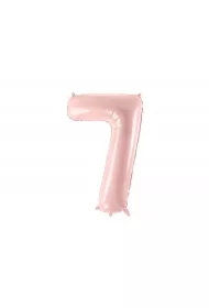 Balon foliowy 7 jasny różowy