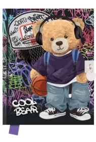 Pamiętnik z kłódką 80 kartek Cool Bear