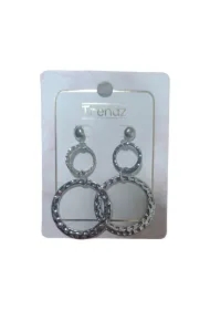 Kolczyki Wiszące Kółka Wkrętki