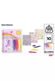 Zestaw do kolorowania z naklejkami Unicorn