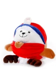 Pluszowa Chinchilla Świąteczna W Czapce 20 Cm Przytulanka