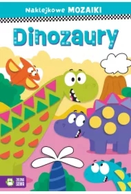 Naklejkowe mozaiki. Dinozaury