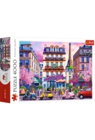 Puzzle 4000 el. Wiosna w Paryżu