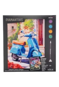 Diamentowa mozaika - Motocykl Retro