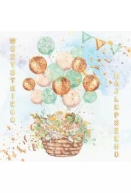 Karnet KW Kosz z balonami