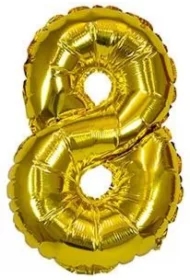 Balon foliowy XXL 8 złoty