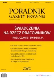 Świadczenia na rzecz pracowników - rozliczanie i ewidencja
