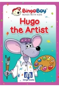 Bingo Boy reads with Kids. Hugo the Artist