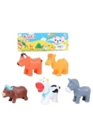 Zwierzęta gumowe 5 szt