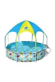 Basen stelażowy 244x51cm z daszkiem B56432