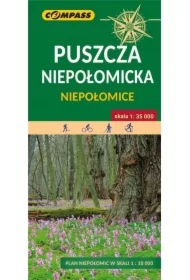 Mapa turystyczna Puszcza Niepołomicka 1: 35 000