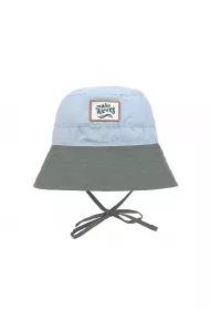 Kapelusz rybacki z filtrem UV80 Splash & Fun sky blue/deep olive, rozm. 52/53