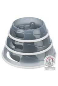 Miska plastikowa wymuszająca wolne jedzenie, śr. 27 cm