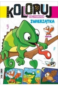 Koloruj po cyferkach zwierzątka