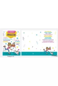 Karnet Young B6 + koperta wzór nr 31 Urodziny