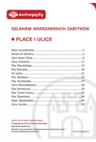Place i ulice. Szlakiem warszawskich zabytków