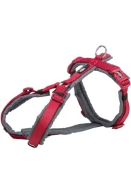 Premium trekking, szelki, dla psa, czerwone/grafit, XS&ndash;S: 32&ndash;38 cm/13 mm