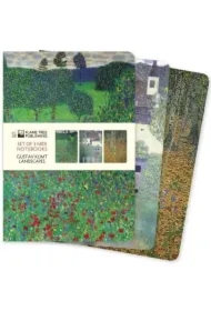 Zestaw 3 notatników Midi Gustav Klimt Krajobrazy