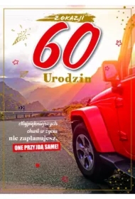 Karnet Urodziny 60