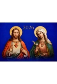 Kalendarz 2026 trójdzielny Najświętsze Serce