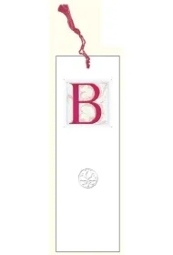 Zakładka do książki z anagramem Litera B