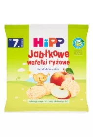 Jabłkowe wafelki ryżowe po 7. miesiącu