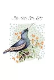 Karnet Swarovski kwadrat CL4509_PO Sto lat!