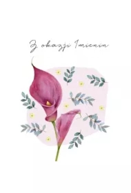 Karnet Swarovski kwadrat CL4507_PO Z okazji Imieni