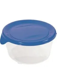 Curver pojemnik na żywność "fresh&go" okrągły niebieski/ transparentny