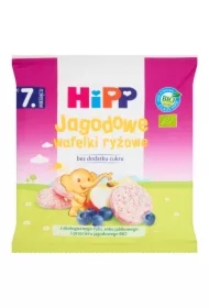 Jagodowe wafelki ryżowe po 7. miesiącu