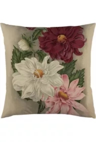 Poszewka na poduszkę 50x50cm - Dalia fioletowa