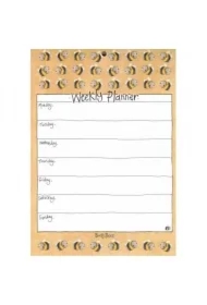 Tygodniowy planer A4/60K Pszczoły