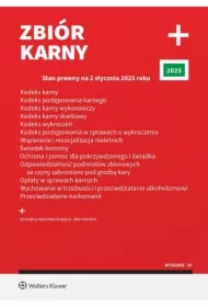 Kodeks karny. Kodeks postępowania karnego. Kodeks karny wykonawczy. Kodeks karny skarbowy. Kodeks wykroczeń. Kodeks postępowania w sprawach o wykroczenia. Wspieranie i resocjalizacja nieletnich. Świadek koronny